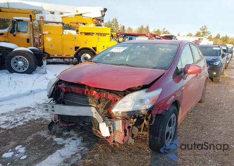 2013 Toyota Prius Two from USA, damaged, VIN JTDKN3DU4D5583500